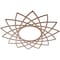 Ekena Millwork Eleanor Wood Fretwork Pierced Ceiling Medallion, Wood (Paint Grade), 30"OD x 11 1/2"ID x 3/8"T CMWP30X30X0375EAMF - alternate 5